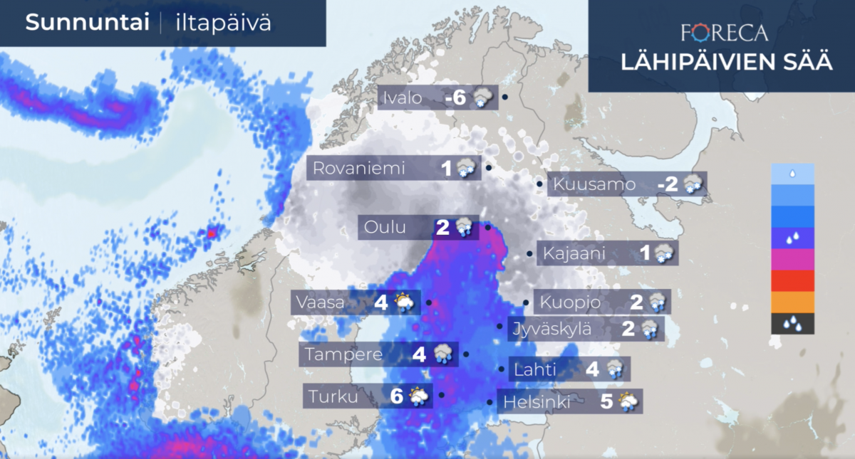 Lähipäivien sää 2020-02-12